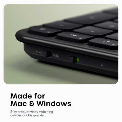 Satechi Slim EX3 Wireless Keyboard, USB-C, Space Black (ST-KEX3C-EN)