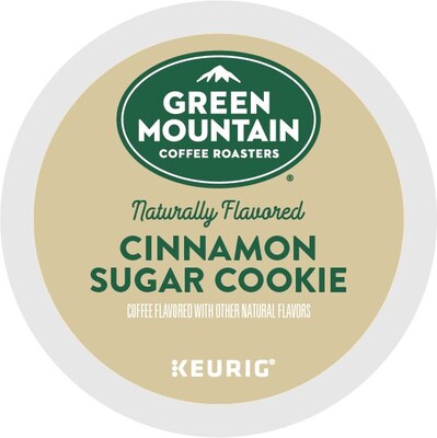 Green Mountain Cinnamon Sugar Cookie Coffee Keurig® K-Cup® Pods, Medium Roast, 24/Box (35814)