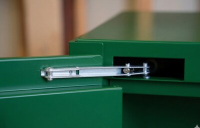 FireKing Flammable Liquids Storage Cabinet, 45 gal, Automatic Close, Green (SC45-AC-G)