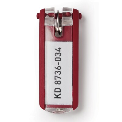 DURABLE Key Tags, Assorted Colors, 24/Pack (194900)