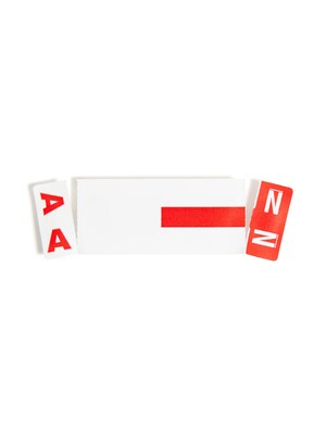 Smead® AlphaZ NCC Color-Coded Name Label, A-Z, Label Sheet, Assorted Colors (67150)