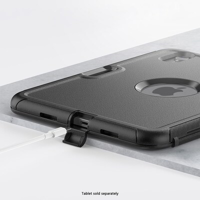 SaharaCase Raider 9.7" Heavy Duty Folio Case for iPad mini (A17 Pro) and iPad mini (6th Gen), Scorpion Black (TB00451)