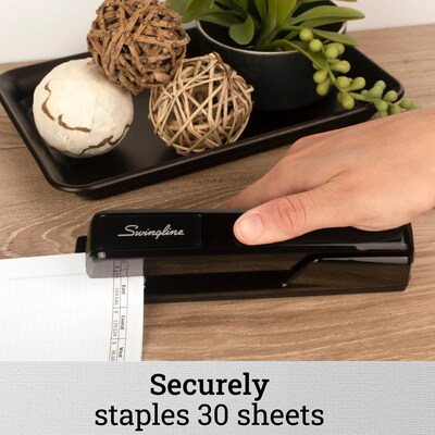 Swingline 747 Desktop Stapler, 30-Sheet Capacity, Black (74701)
