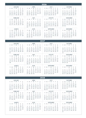 2026 House of Doolittle 8.5" x 11" Calendar Year Daily Appointment Book, Faux Leather Cover, Black (28202-26)