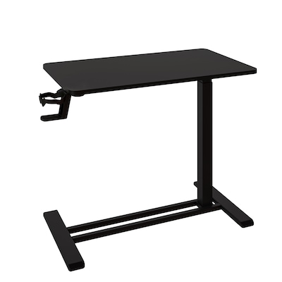 FlexiSpot H7 Overbed Table Mobile Laptop Cart, 27.6 x 15.8, Black (H7B-2816)