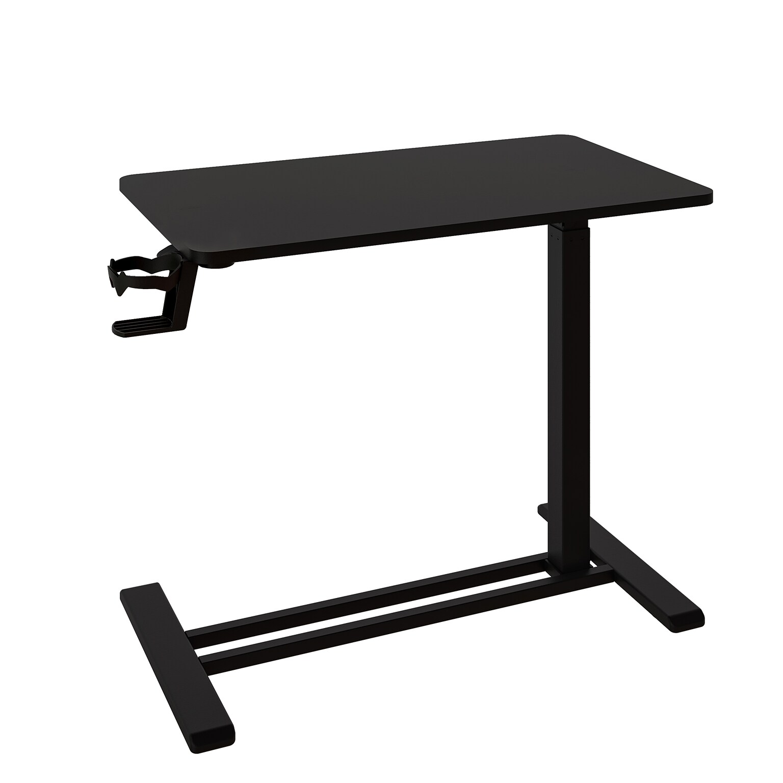 FlexiSpot H7 Overbed Table Mobile Laptop Cart, 27.6 x 15.8, Black (H7B-2816)