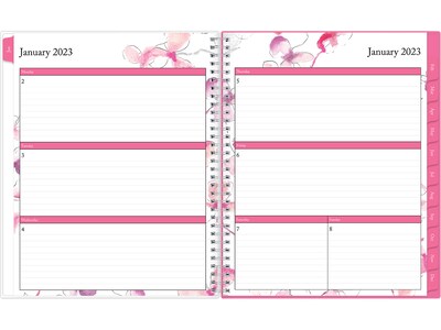 2023 Blue Sky Orchid 8.5 x 11 Weekly & Monthly Planner, Multicolor (137268-23)