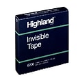 Highland™ Invisible Tape, 1 x 72 yds., 1/Roll (620012592)