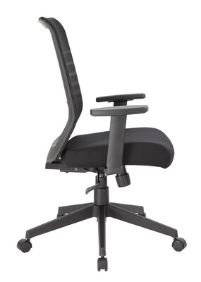 Boss Office Products Ergonomic Mesh Swivel Task Chair, Black (B6566-BK)