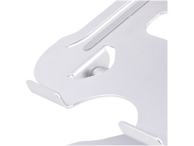 StarTech 8.9" x 10.6" Aluminum Laptop Riser, Silver (ADJ-LAPTOP-RISER)