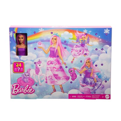 Mattel Barbie Fantasy Advent Calendar, Multicolored (JFL66)