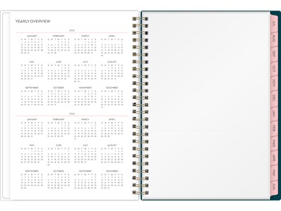 2023-2024 Blue Sky Greta 6.44" x 8.88" Academic Weekly & Monthly Planner, Multicolor (142332)