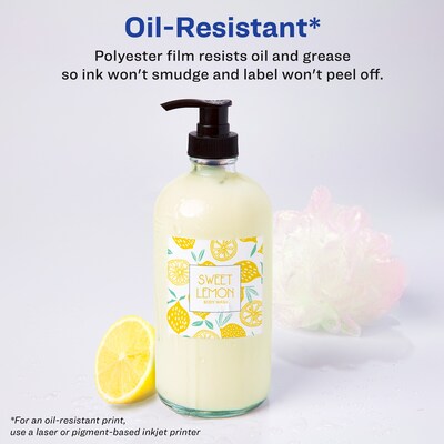 Avery Laser/Inkjet Square Multipurpose Labels, 1.5" x 1.5", White, 200 Labels/Pack  (94106)