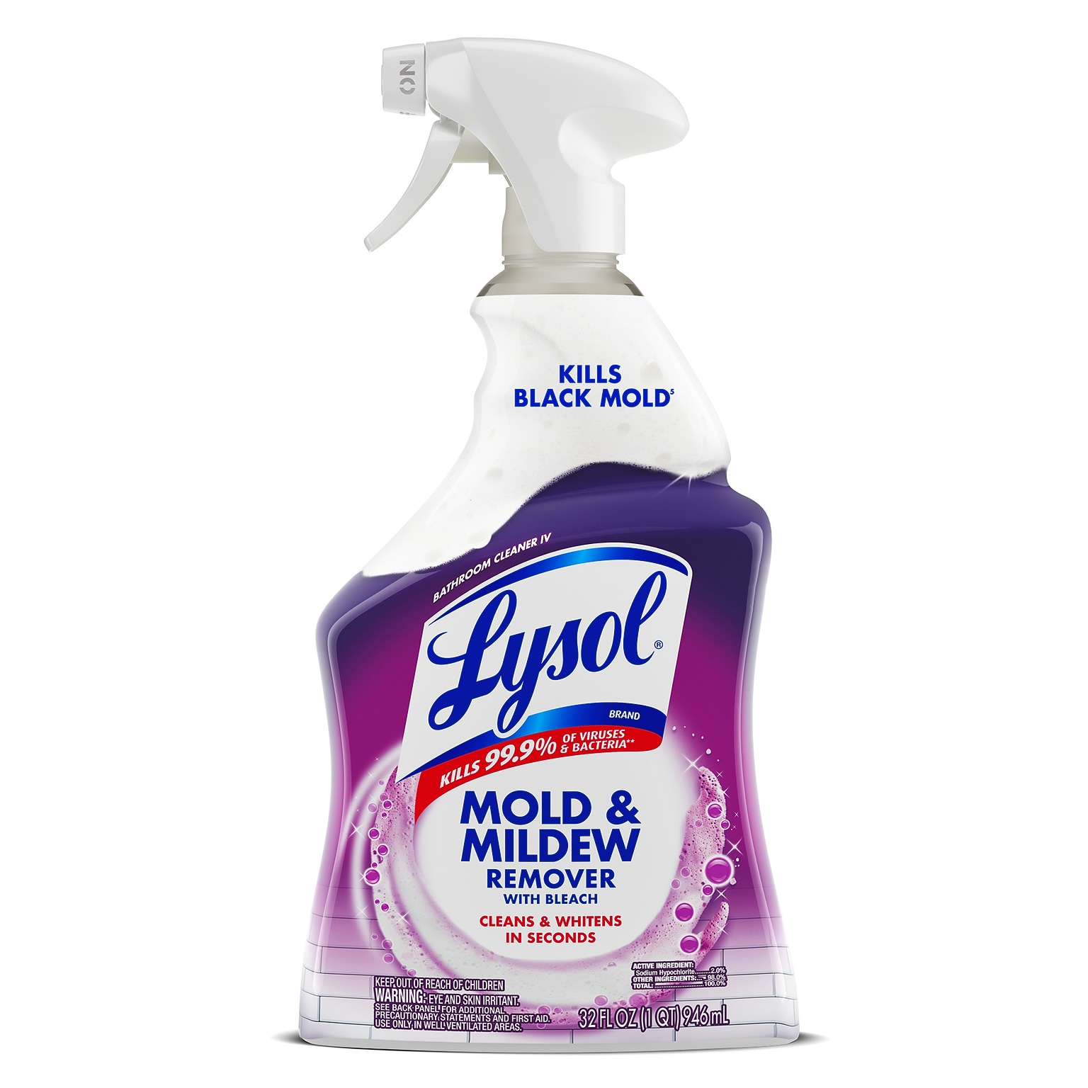 Lysol Mold & Mildew Remover Spray Bottle, 32 oz. (1920078915)