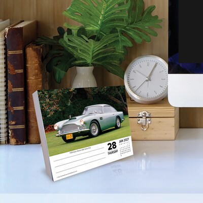 2027 Willow Creek Classic Cars & Trucks 6.2" x 5.4" Daily Day-to-Day Calendar, Assorted Colors (63347)