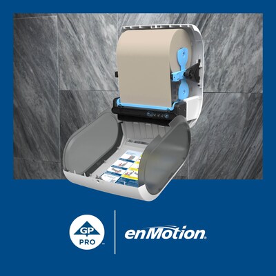enmotion Recycled Hardwound Paper Towels, 1-Ply, 800 ft./Roll, 6 Rolls/Carton (89480)