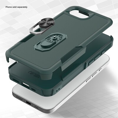 SaharaCase Raider Series Phone Case for iPhone 16e, Shock Absorbing, Cactus Green (CP00818)