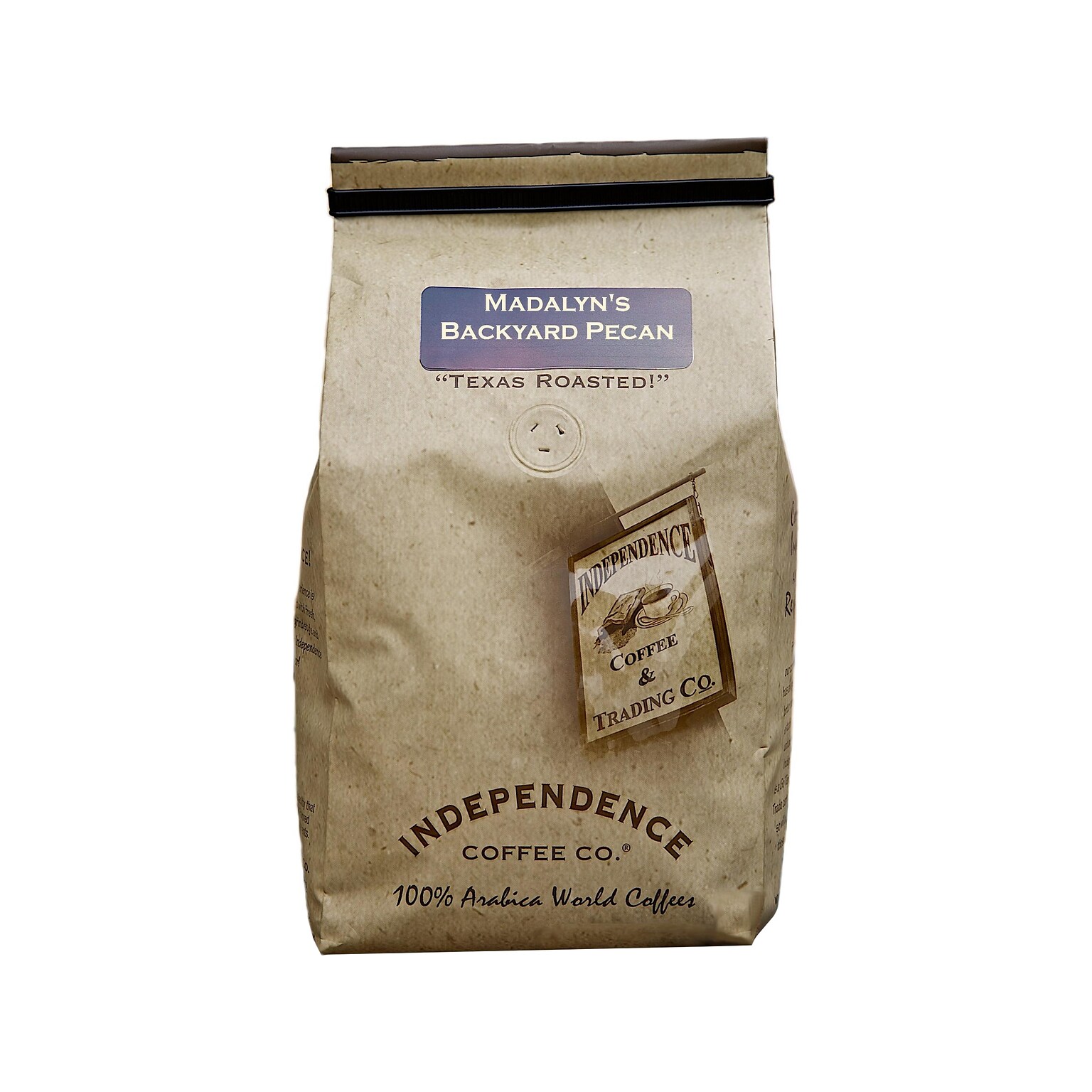 Independence Coffee Co. Madalyns Backyard Pecan Whole-Bean Coffee, 24 Oz. (MBP.WB-96 ozcs)