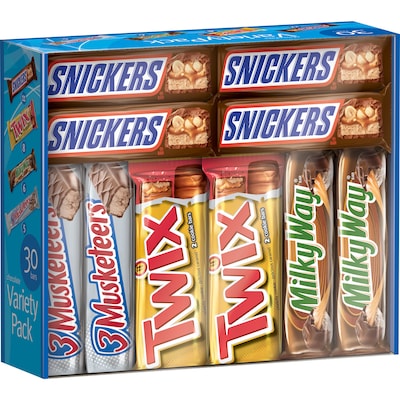 Mars Chocolate Bars, Variety Pack - 30 bars