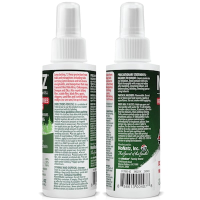 No Tickz Insect Repellent Spray for Ticks, Unscented, 4oz (917095-4Z24)