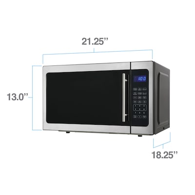 Avanti 1.5 Cubic Foot Countertop Microwave, 1000W (MT150V3S)