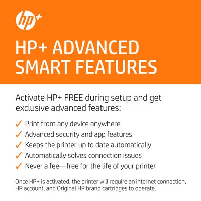 HP OfficeJet Pro 8034e Wireless Color All-in-One Printer with 1 Full Year Instant Ink with HP+ (1L0J0A#B1H)