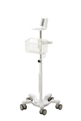 Viva Comfort Easy Mobility Secure Mounting Mobile Stand for Covidien PM10N Vital Signs Monitor, White (ADI912-C-MP-05-MK)