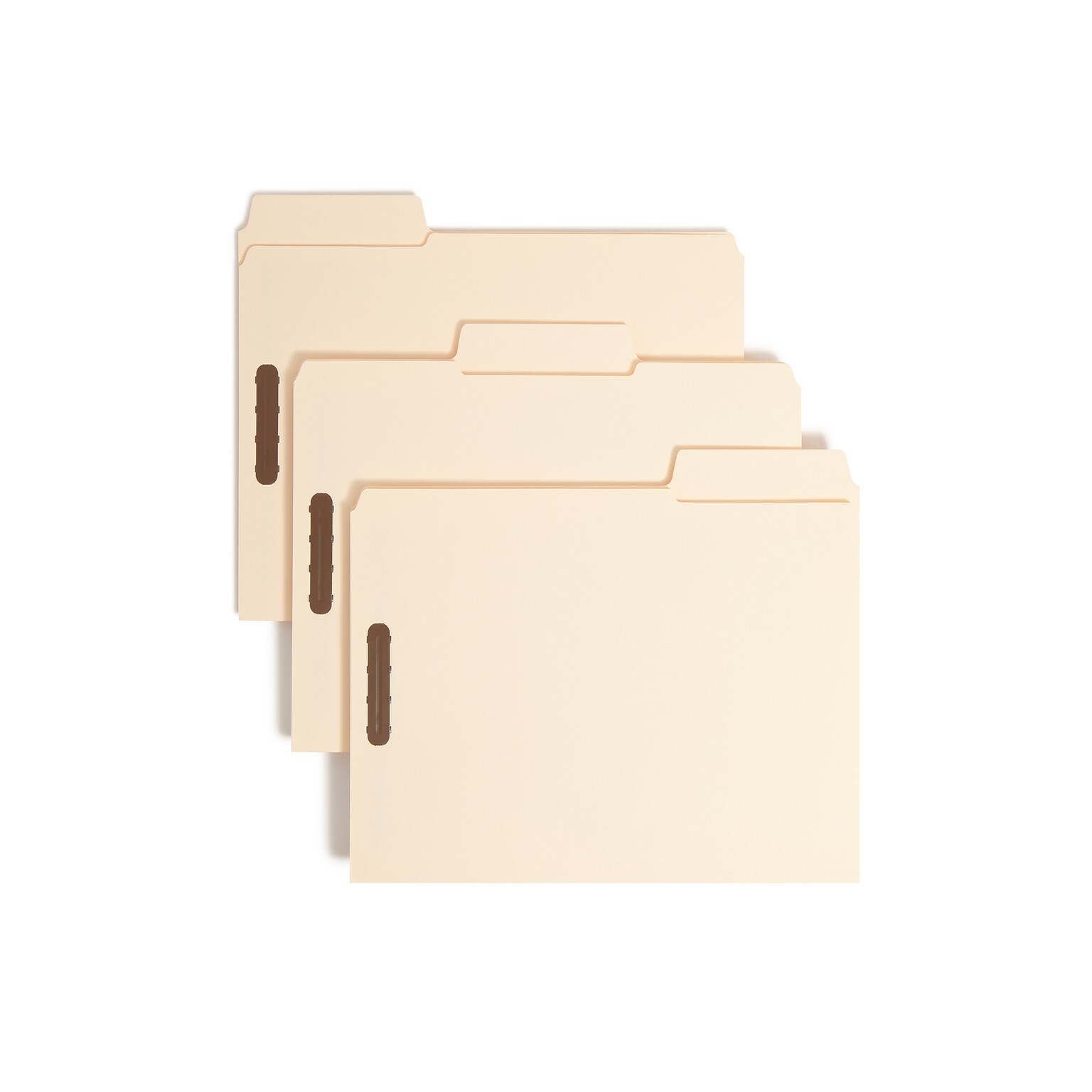 Smead SuperTab Classification Folders, Oversized Reinforced 1/3-Cut Tab, Letter Size, Manila, 50/Box (14535)