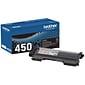 Brother TN-450 Black Toner Cartridge, High Yield, Print Up to 2,600 Pages