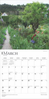 2025 BrownTrout Monet's Garden 12" x 12" Monthly Wall Calendar (9781975477431)