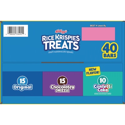 Rice Krispies Treats Variety Pack, 40 Bars/Box (KEE31129)