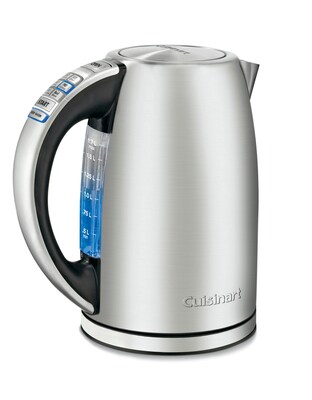 Cuisinart CPK-17P1-PerfecTemp Cordless Electric Kettle, 7-Cups, Silver
