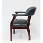 Boss Vinyl Captain's Guest Chair, Blue (B9540BE)