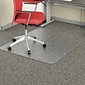 Alera Carpet Chair Mat, 46" x 60'', Low Pile, Clear Vinyl (CM1J442FALEPL)