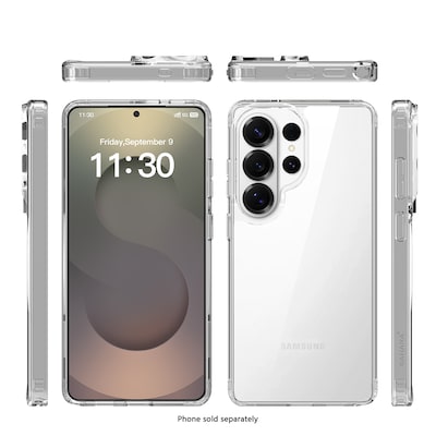 SaharaCase Venture Series Phone Case for Samsung Galaxy S26 Ultra, Shock Absorbing, Clear (CP01141)