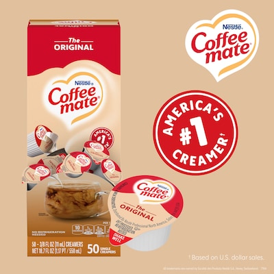 COFFEE-MATE Liquid Original Tubs 4 (50x.375floz) Case