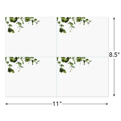 Great Paper Elegant Eucalyptus Notecards, Multicolored, 40/Pack (2025001)