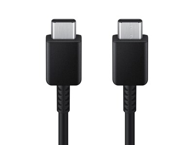 Samsung USB-C to USB-C Charging Cable, 5.91 ft., Black (EP-DX310JBEGUS)