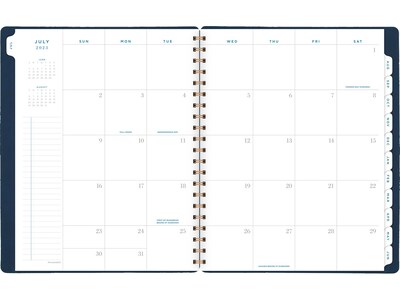 2023-2024 AT-A-GLANCE Signature 8.5 x 11 Academic Weekly & Monthly Planner, Navy (YP905A-20-24)