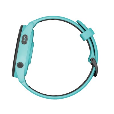 Garmin Forerunner 265 Smartwatch, GPS, 46mm, Aqua/Black Silicone Band (010-02810-02)
