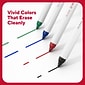 TRU RED™ Pen Dry Erase Markers, Fine Tip, Black, 12/Pack (TR61435/TR54566)