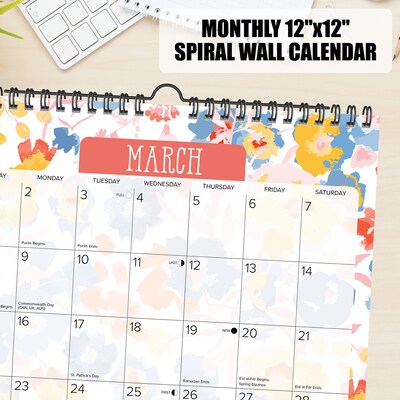 2026 Willow Creek Meadow Flowers 12" x 12" Monthly Wall Calendar (54741)