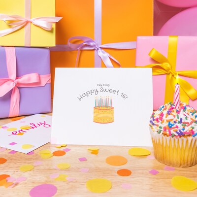 Avery Matte General Use Note Cards, White, 60/Pack (08315)