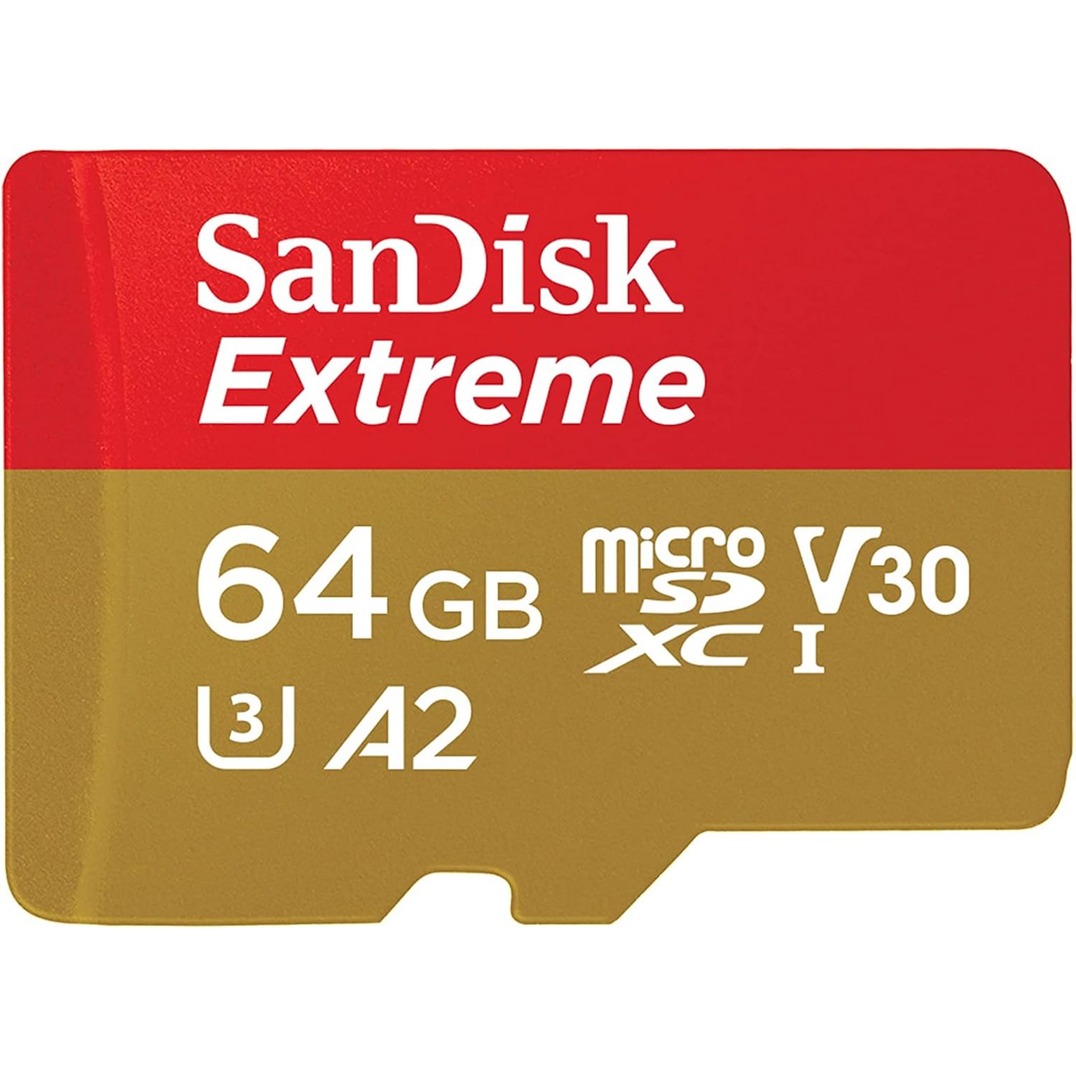 SanDisk Extreme 64GB microSDXC Memory Card with Adapter, Class 10, UHS I ,V30 (SDSQXAH 064G GN6MA)