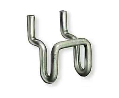 Azar Metal U Hooks For Slatwall/Pegboard, 20/Pack