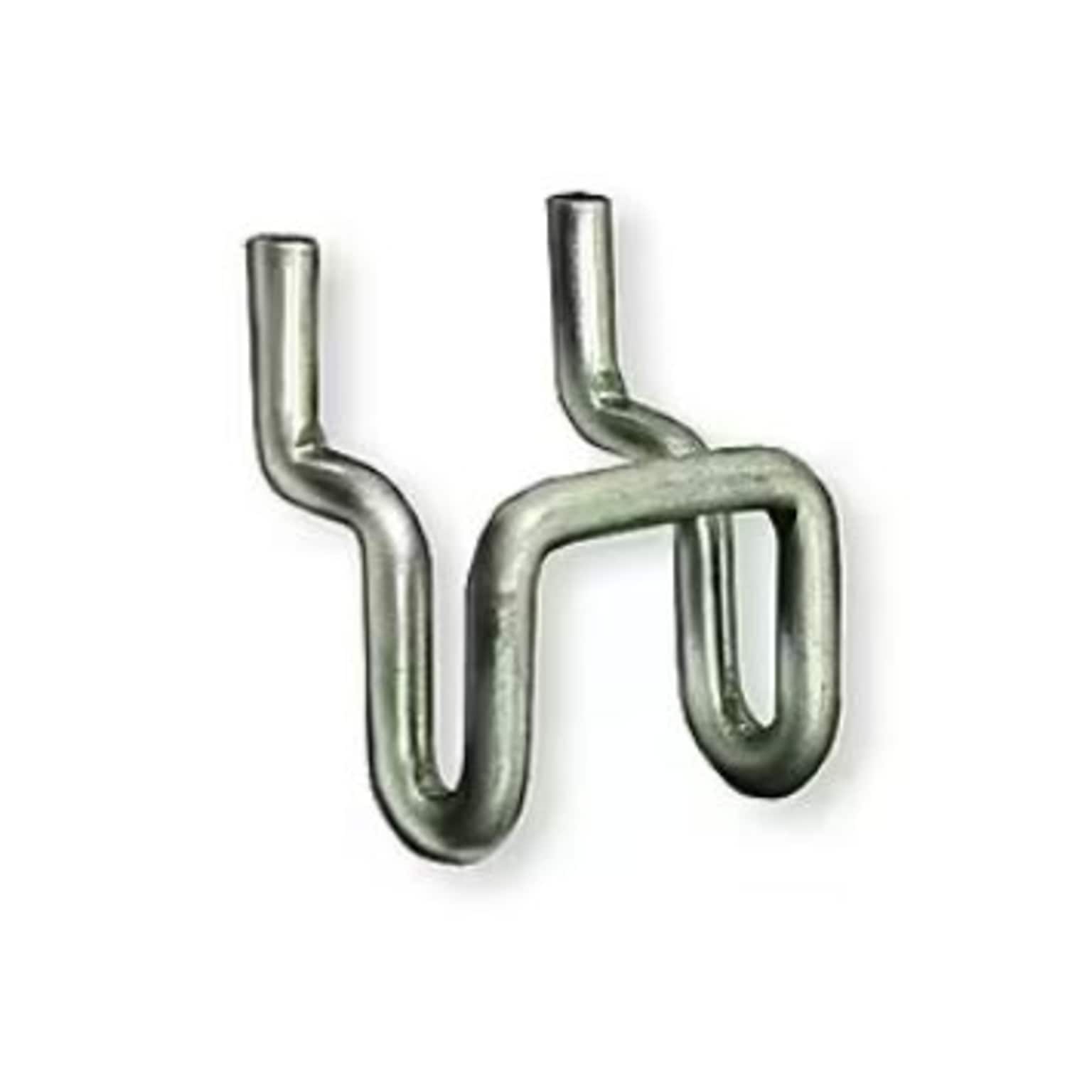 Azar Metal U Hooks For Slatwall/Pegboard, 20/Pack