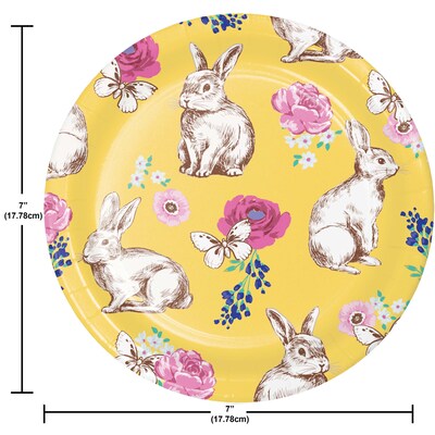 Say Hooray! Sights of Spring Bunny Disposable Easter Tableware Set, 49/Pack (DTC9648E2A)