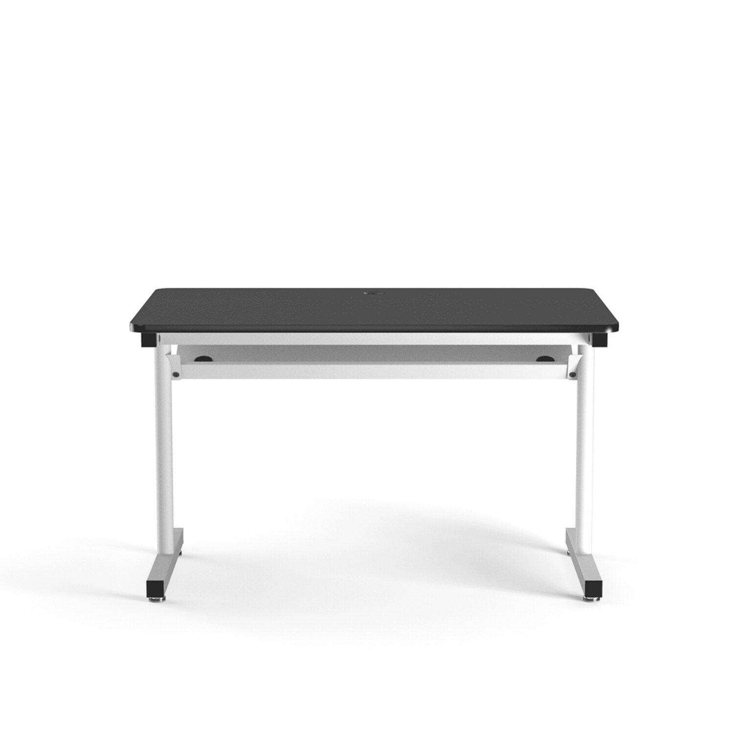 VersaDesk 48W Basic Computer Table, Black/White (BCT4830-WB)