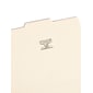 Smead File Folder, Reinforced 1/3-Cut Tab Center Position, Letter Size, Manila, 100/Box (10336)