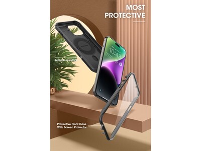 SUPCASE Unicorn Beetle PRO MAG Rugged Case for iPhone 15, Black (SUP-iPhone2023-6.1-MagPro-SP-Black)